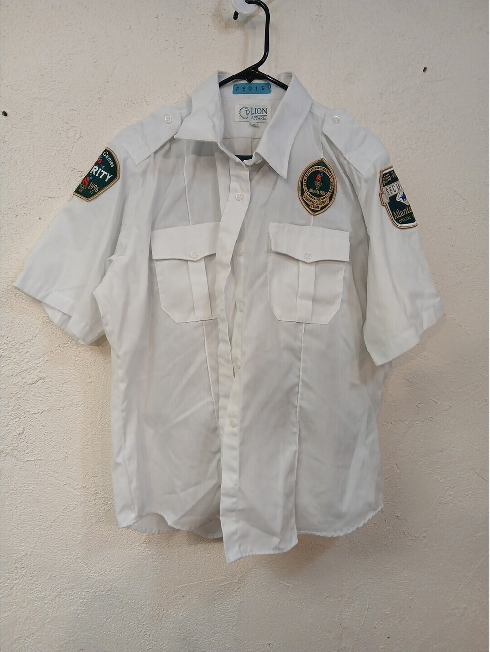 1996 Olympics Security Guard Uniform SHIRT PANTS PATCHES